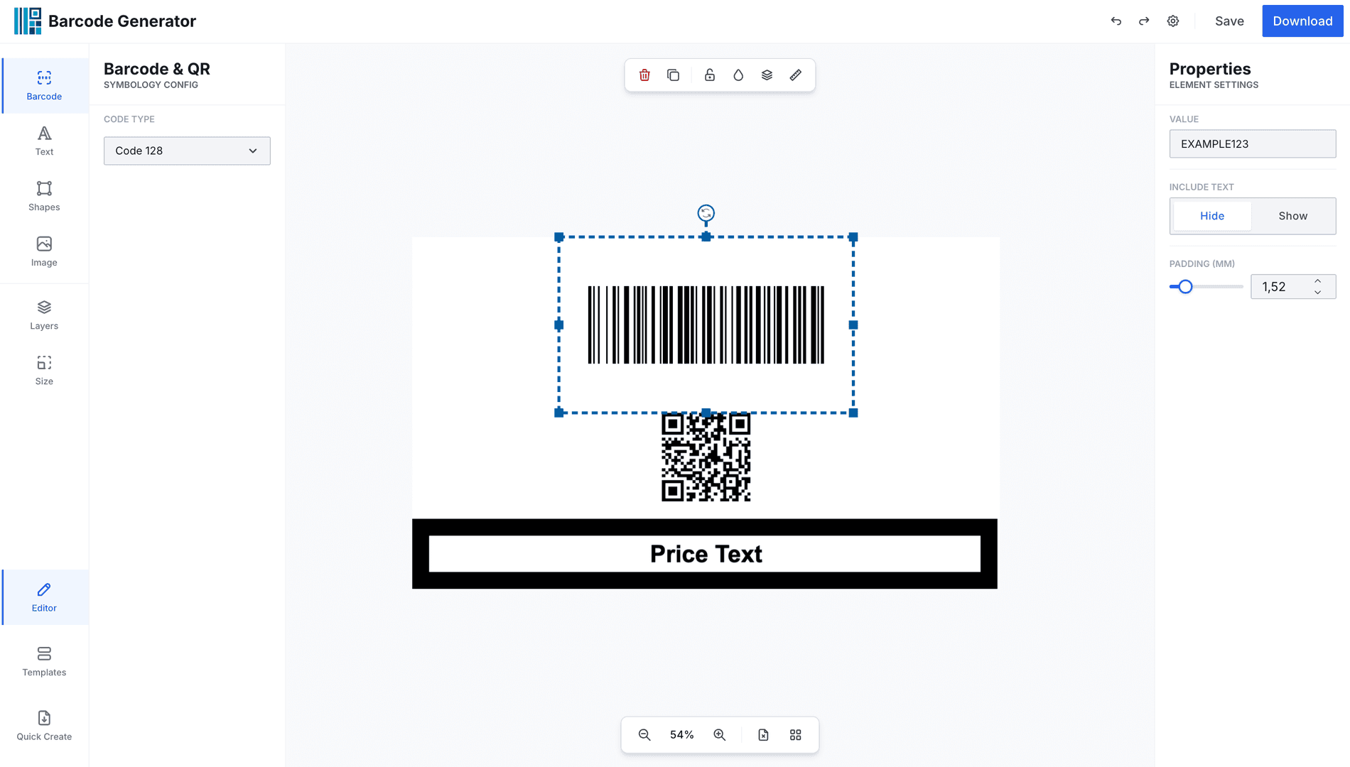 Generator Barcode image 2