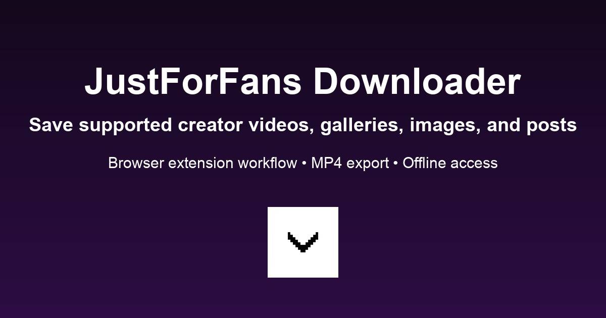 JustForFans Downloader image 2
