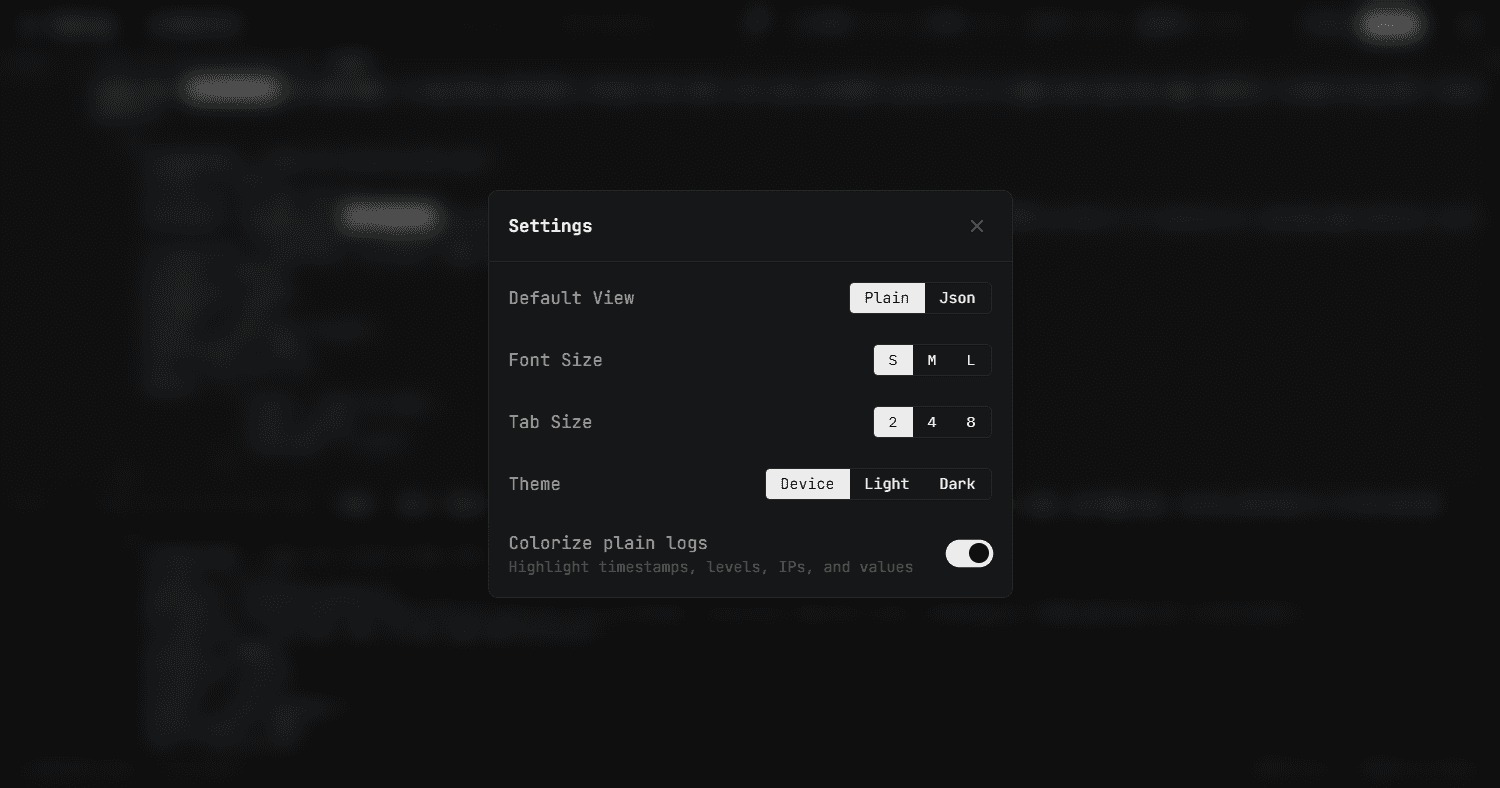 FastLog — Free, Fast Log Viewer | JSON, Regex image 4