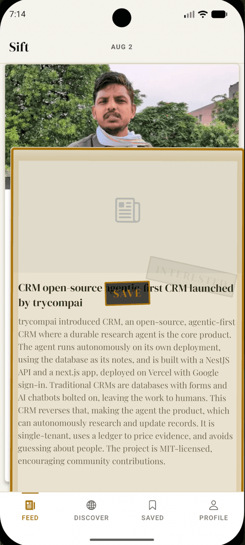 Sift — Personalized News image 4
