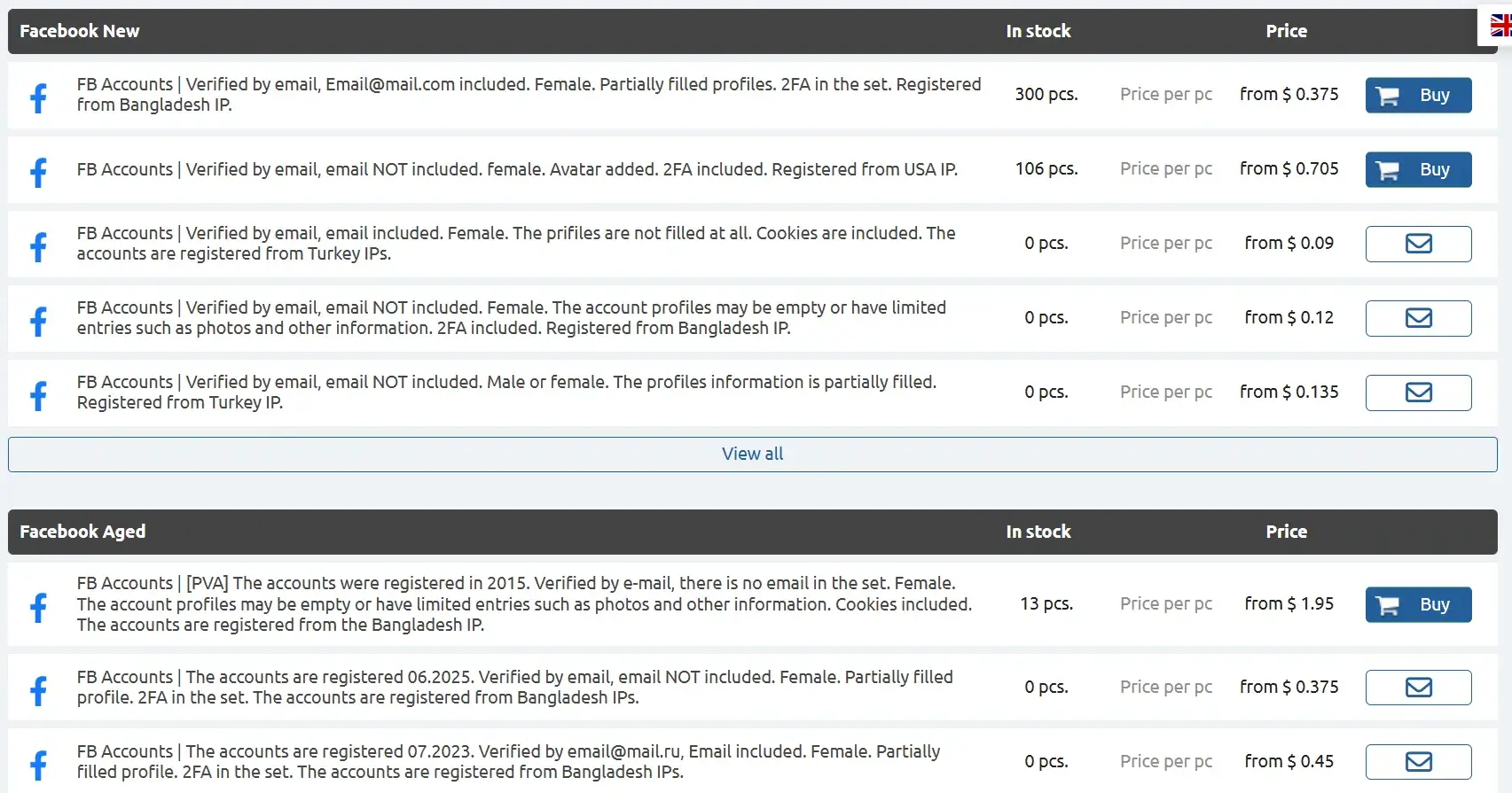 Aged Facebook Accounts Review 2025: My Honest Review