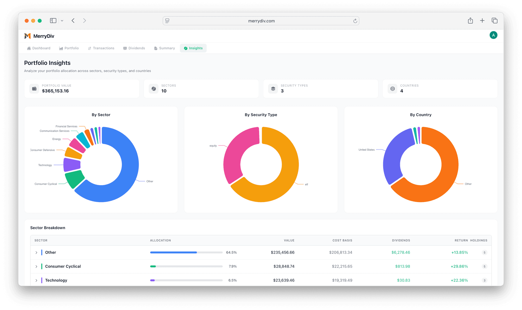 MerryDiv - Dividend Tracker image 5