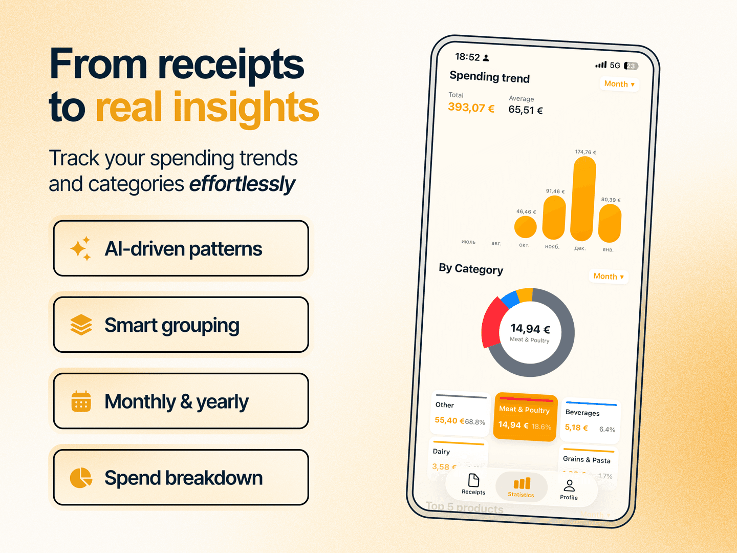 Yomio - The Smart Expense Tracker image 3