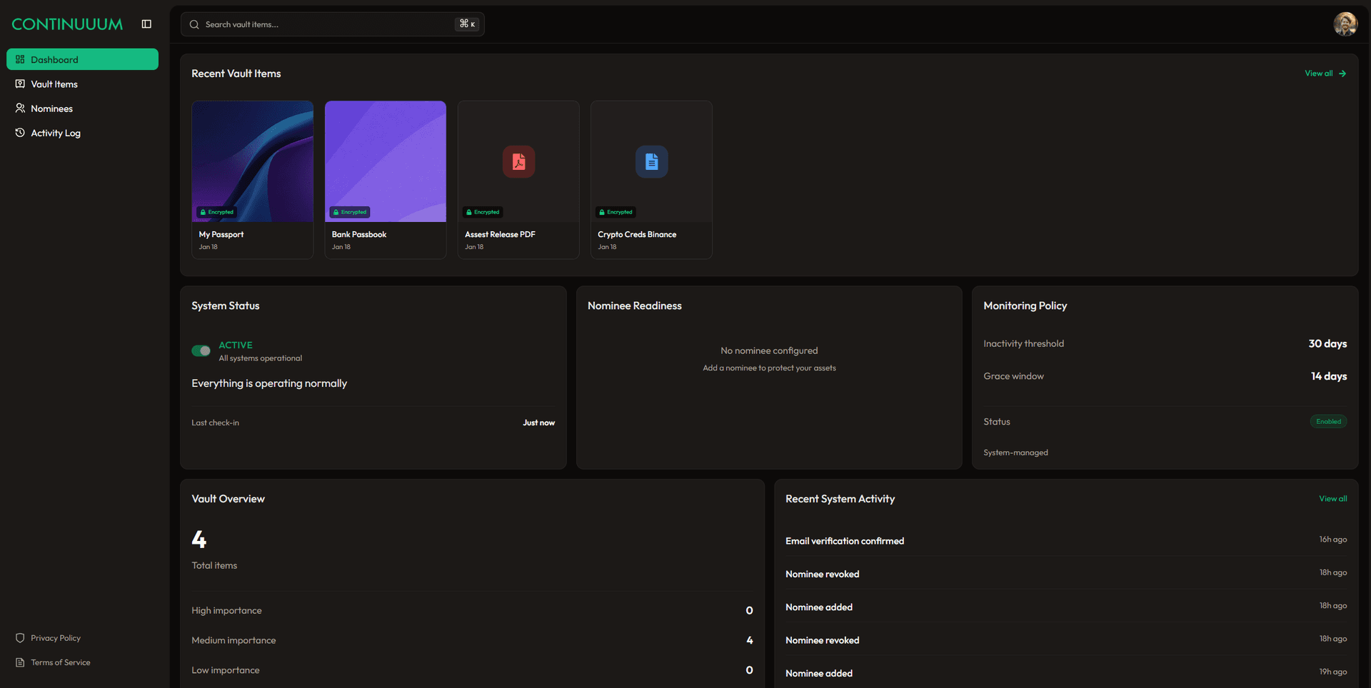 Continuuum - Secure Digital Asset Inheritance image 3