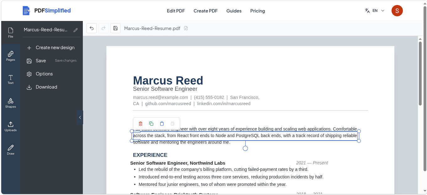 A PDF editor to edit and create PDF files image 3