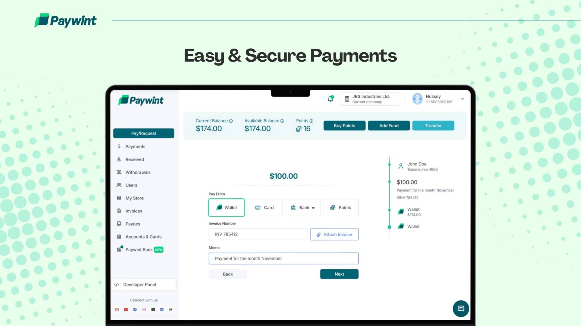 Paywint - Instant Payments for US Businesses image 4