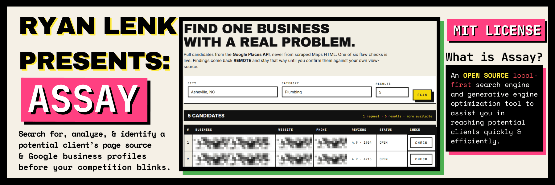 Assay local first open-source SEO, GEO, AEO image 2
