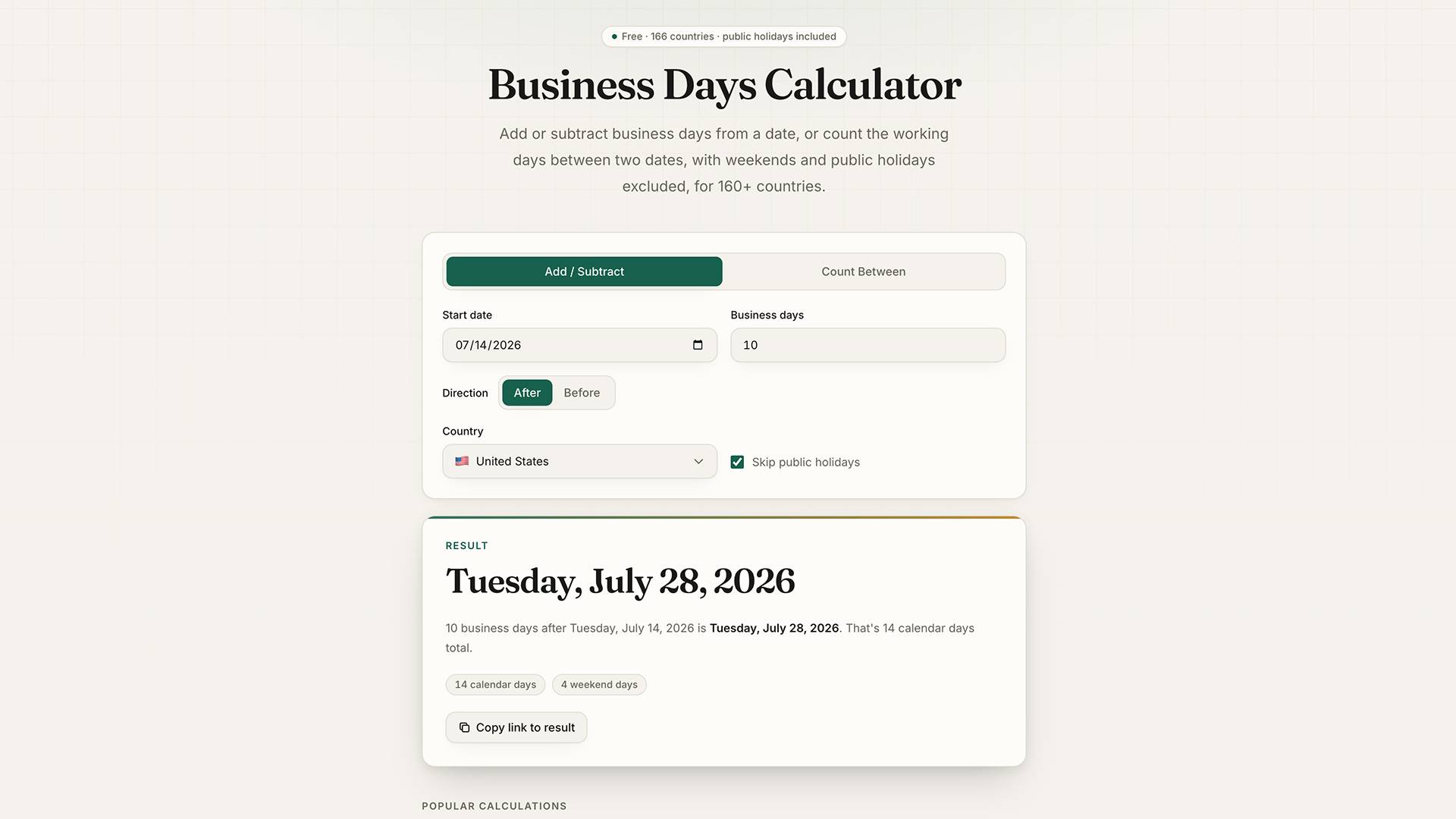 Calculate Business Days image 1