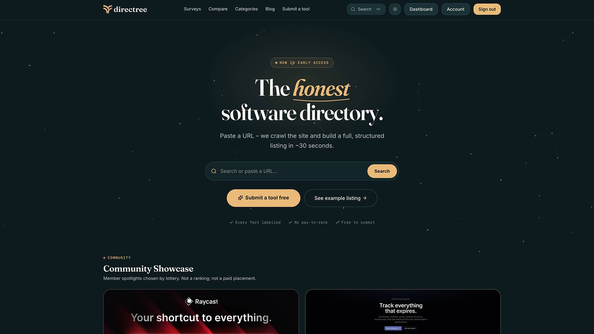 directree – the honest software directory image 1