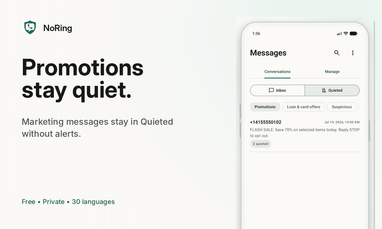 NoRing: Call & SMS Protection image 3