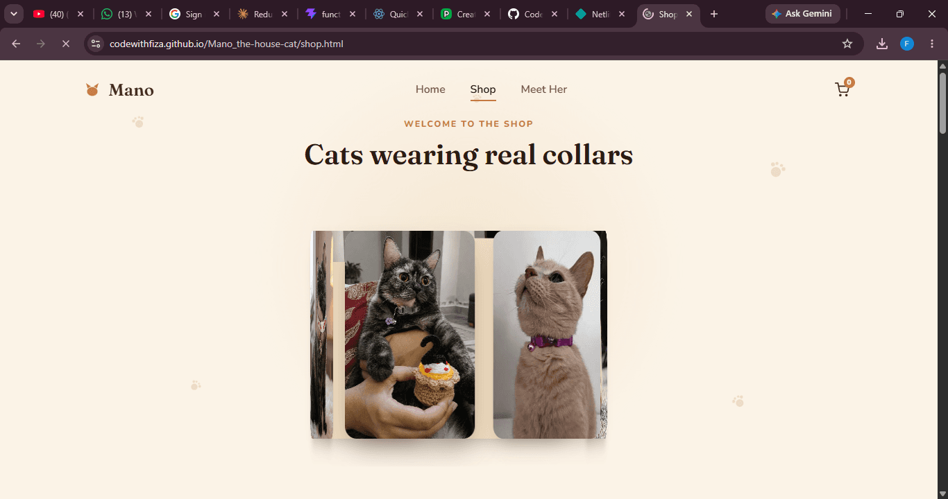 Mano — Handmade Cat Collar Shop image 4