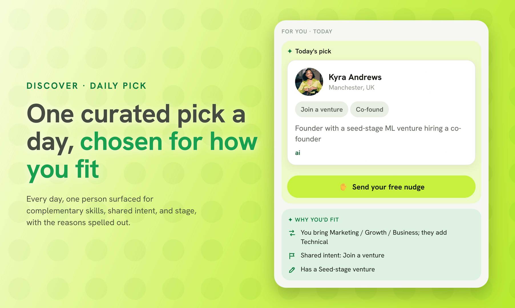 PartnerUp · Find your co-founder image 3