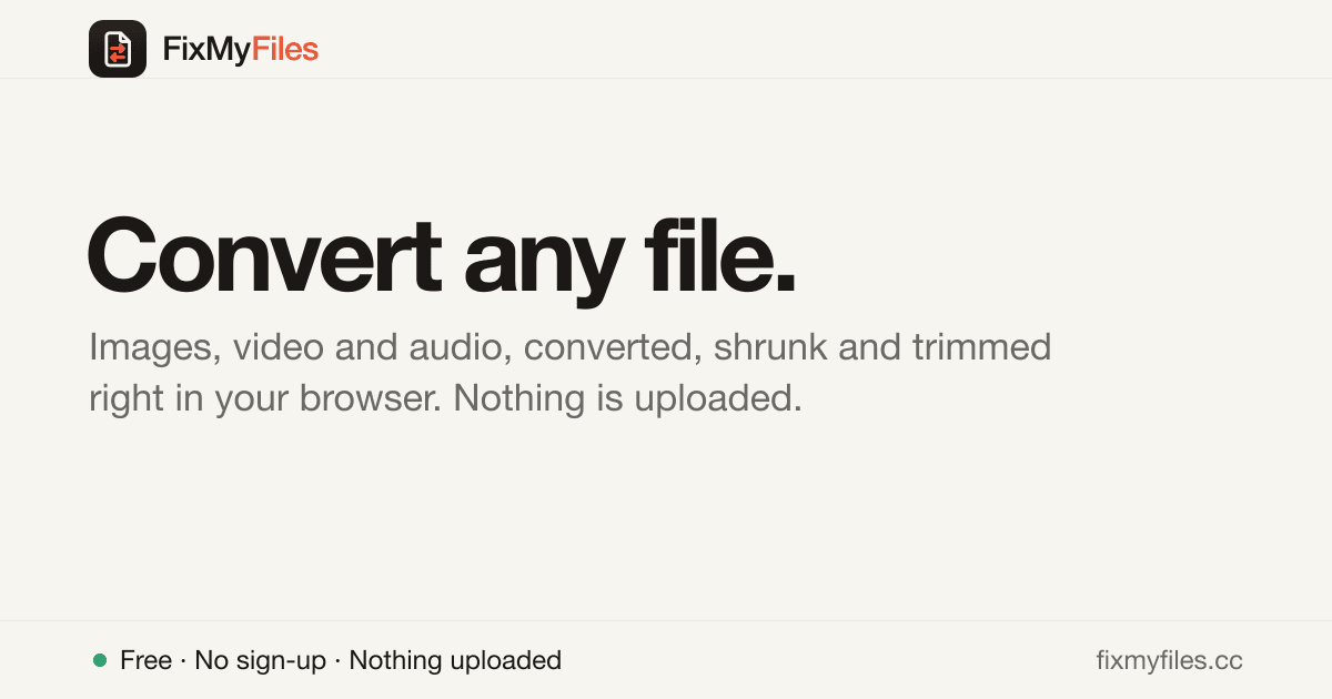 FixMyFiles – Free File Converter image 2