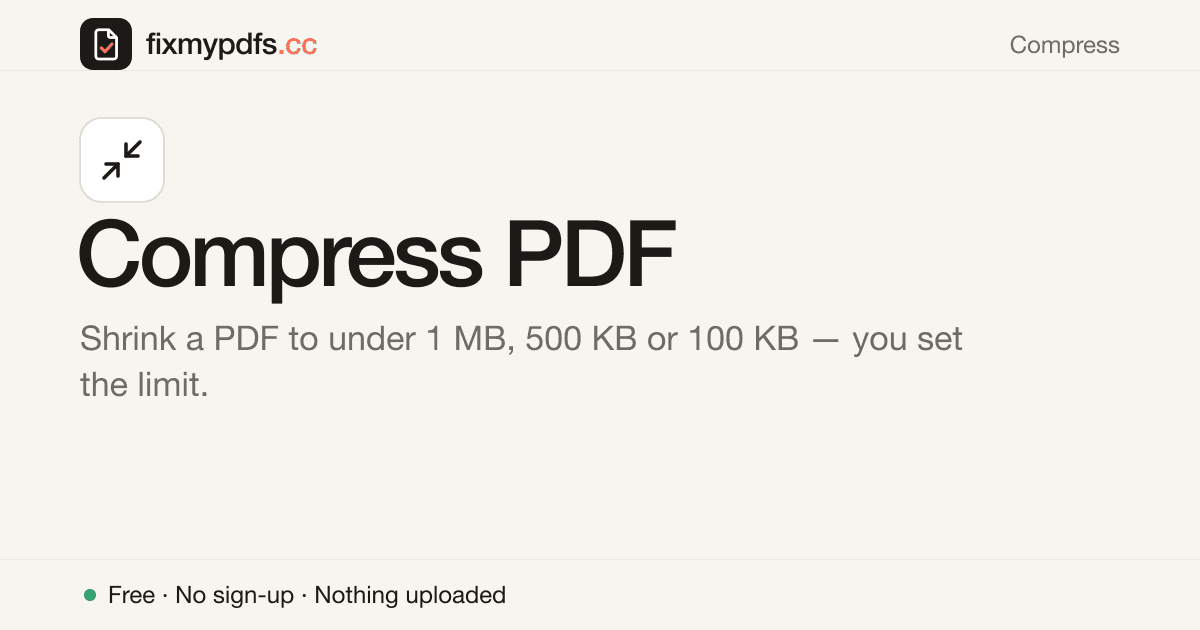 FixMyPDFs: Free Online PDF Editor image 3