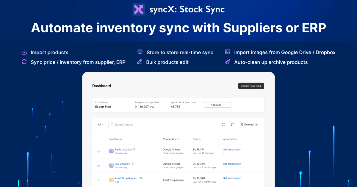syncX: Stock Sync image 1