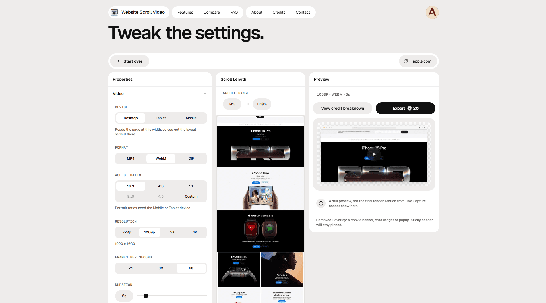 Website Scroll Video image 3