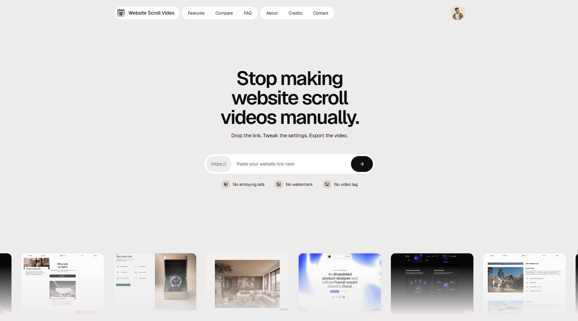 Website Scroll Video image 2