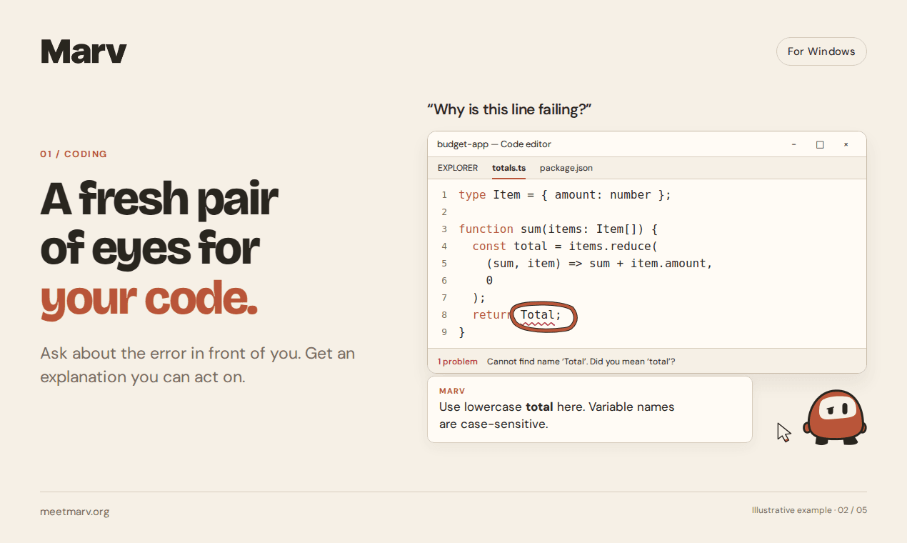 Marv — Your cursor’s new plus-one image 3