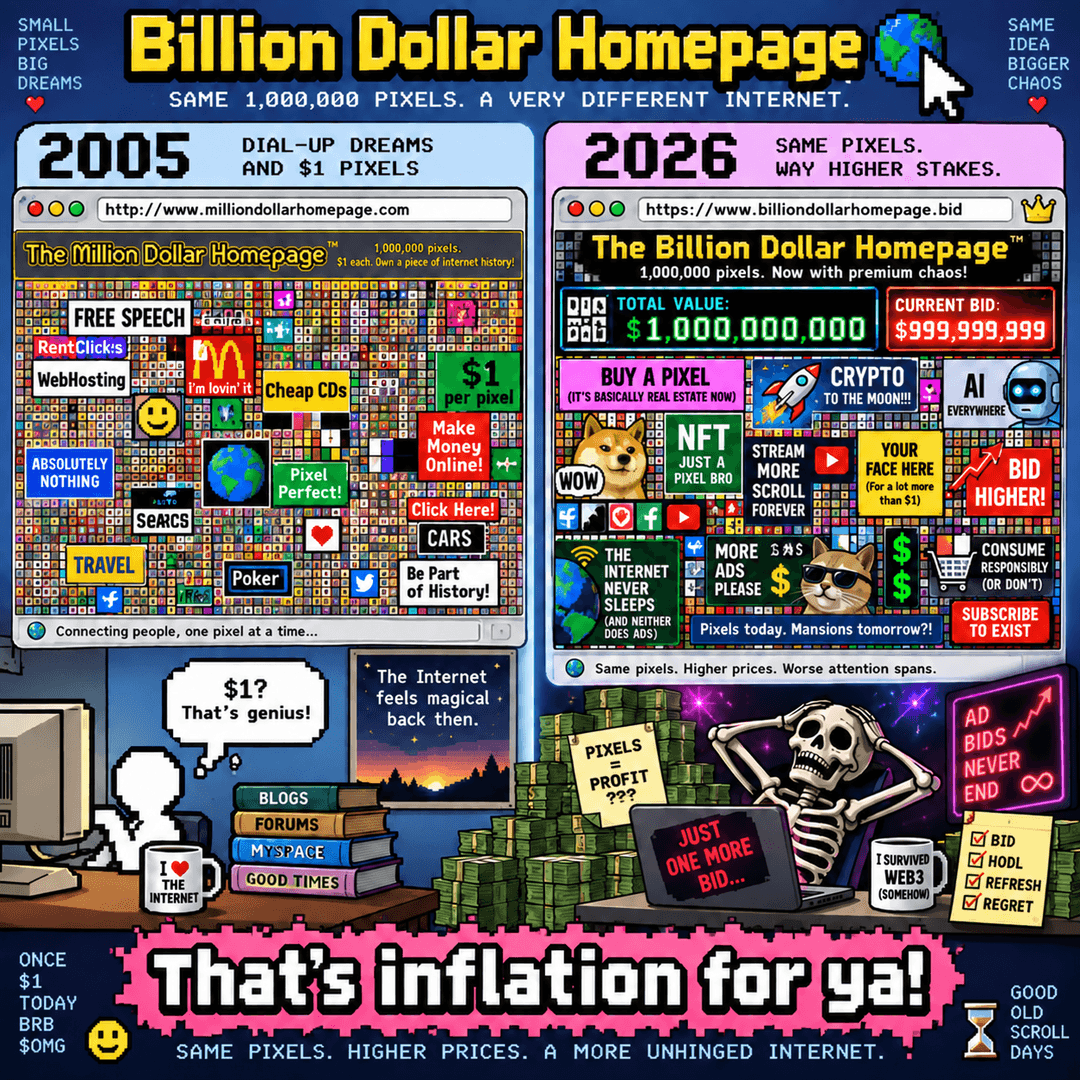 Billion Dollar Homepage image 3