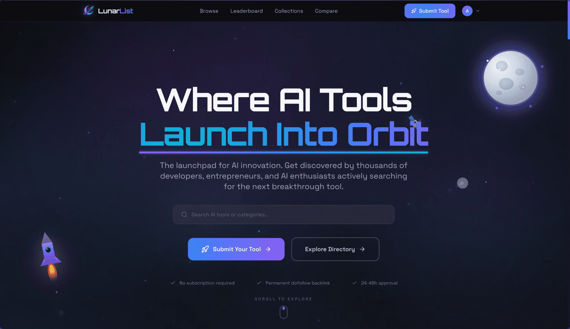 LunarList - Discover & Launch AI Tools image 4