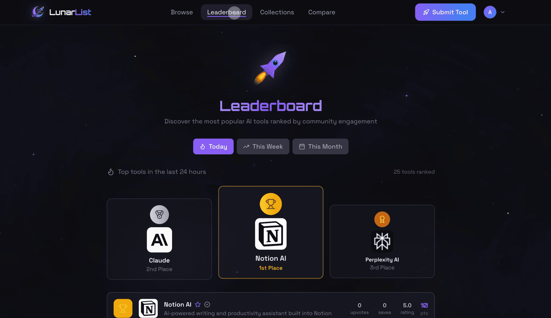 LunarList - Discover & Launch AI Tools image 5