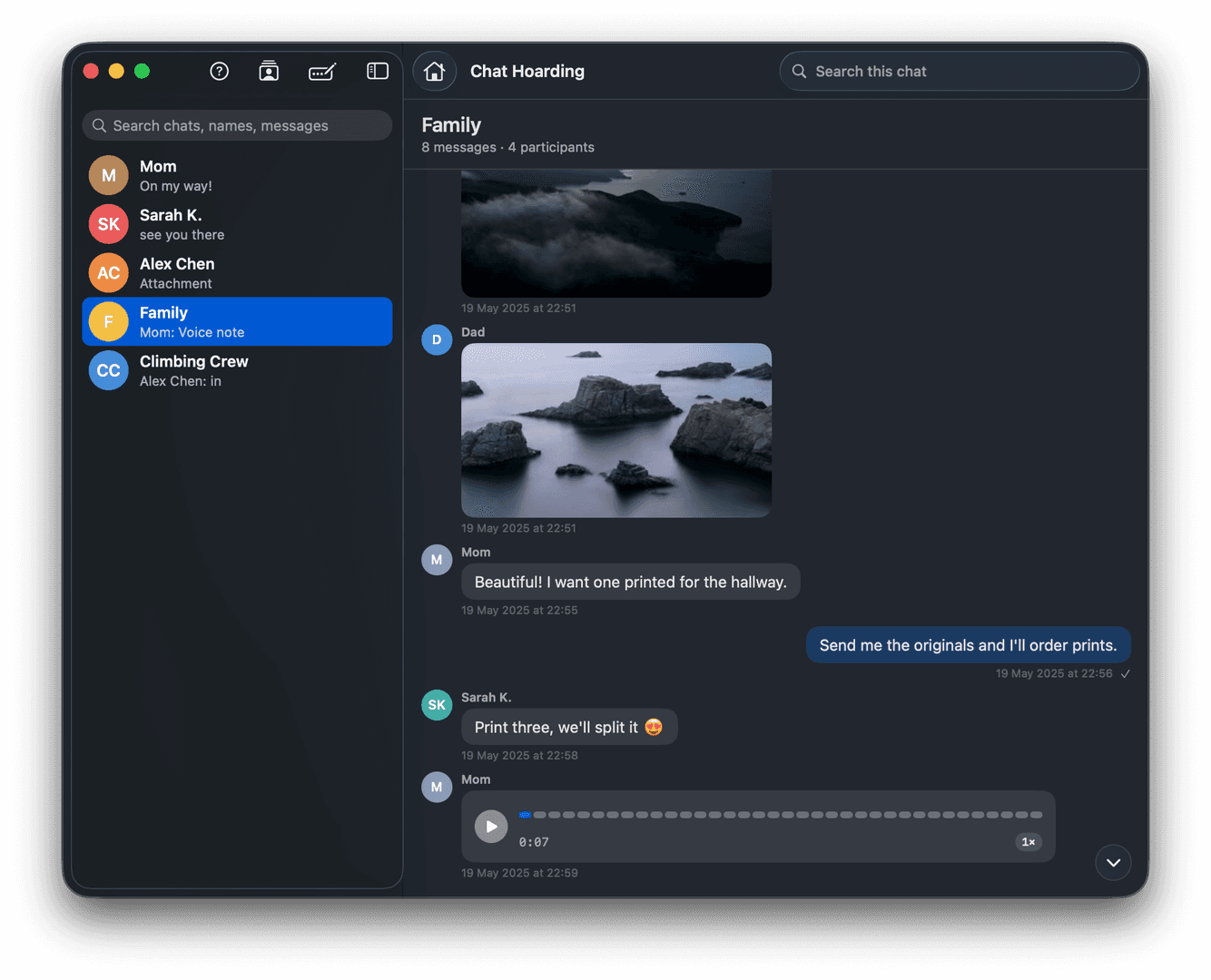 Chat Hoarding App image 4