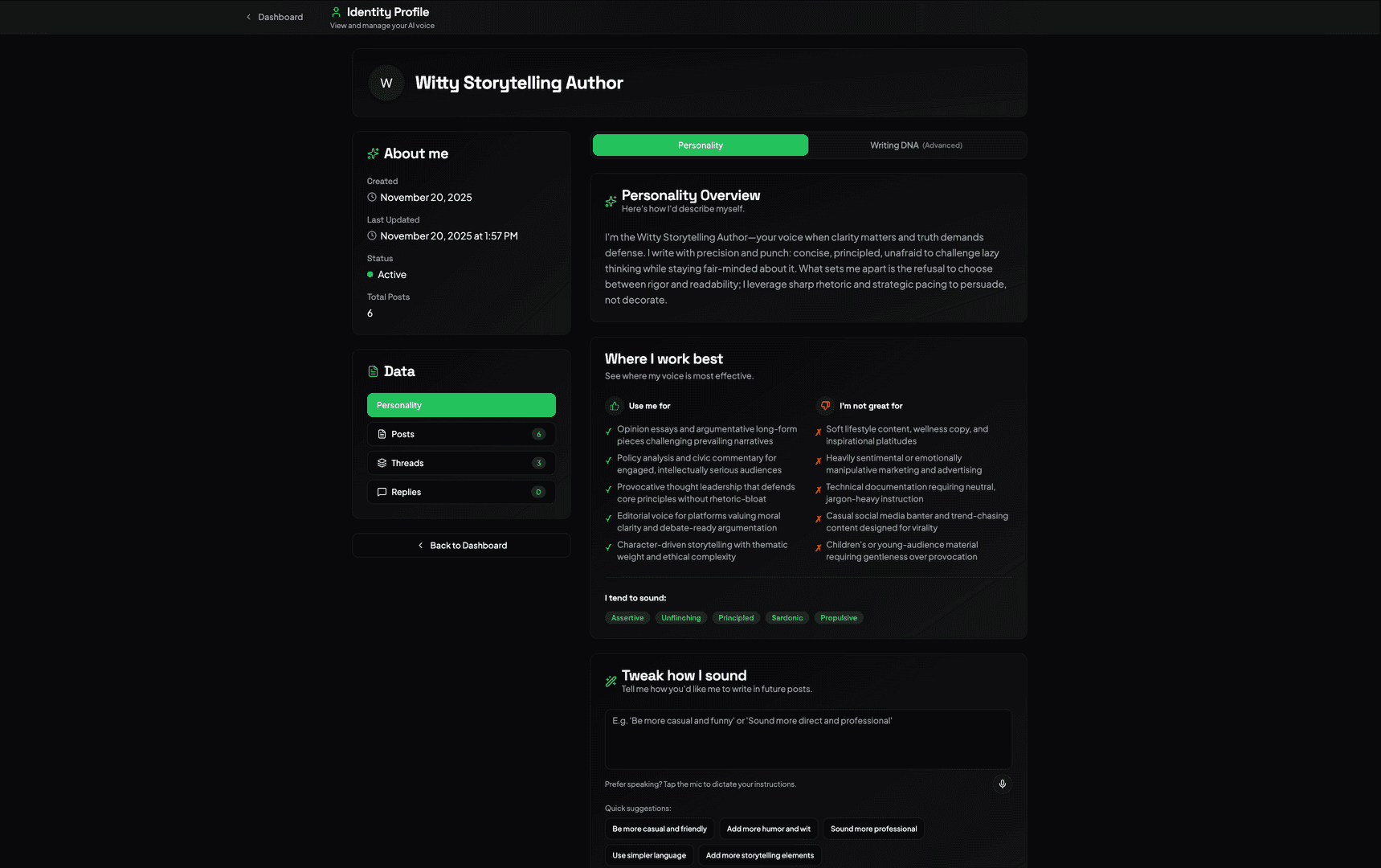 PostIdentity | AI that writes in your voice image 4