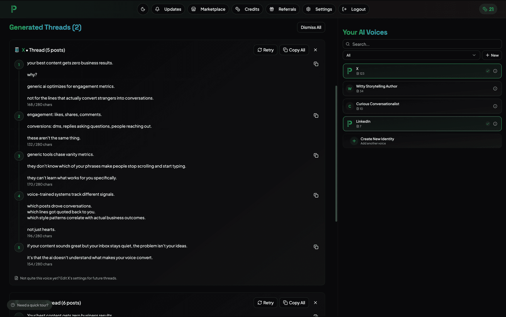 PostIdentity | AI that writes in your voice image 5