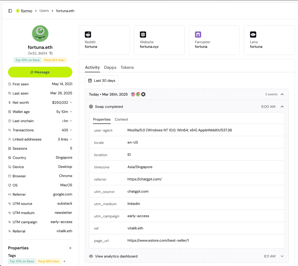 Formo | Data Platform for Onchain Apps image 2