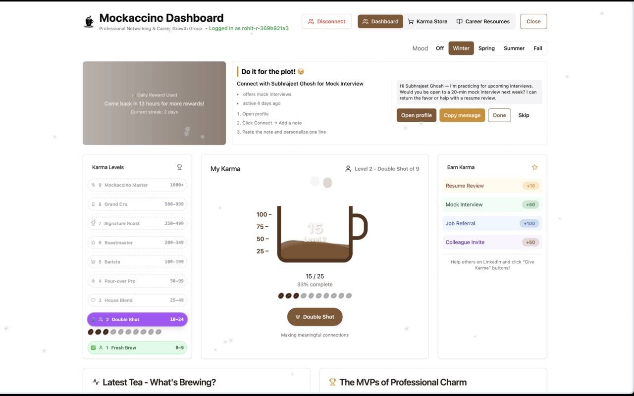Mockaccino - Linked job tracker image 3