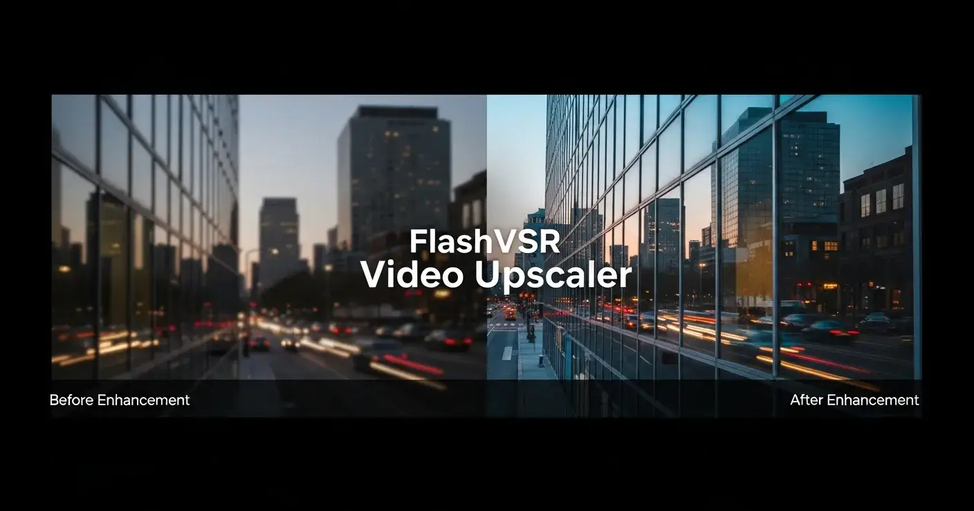 FlashVSR Video Upscaler: 4K AI Super-Resolution for Low-Res & Blurry Footage