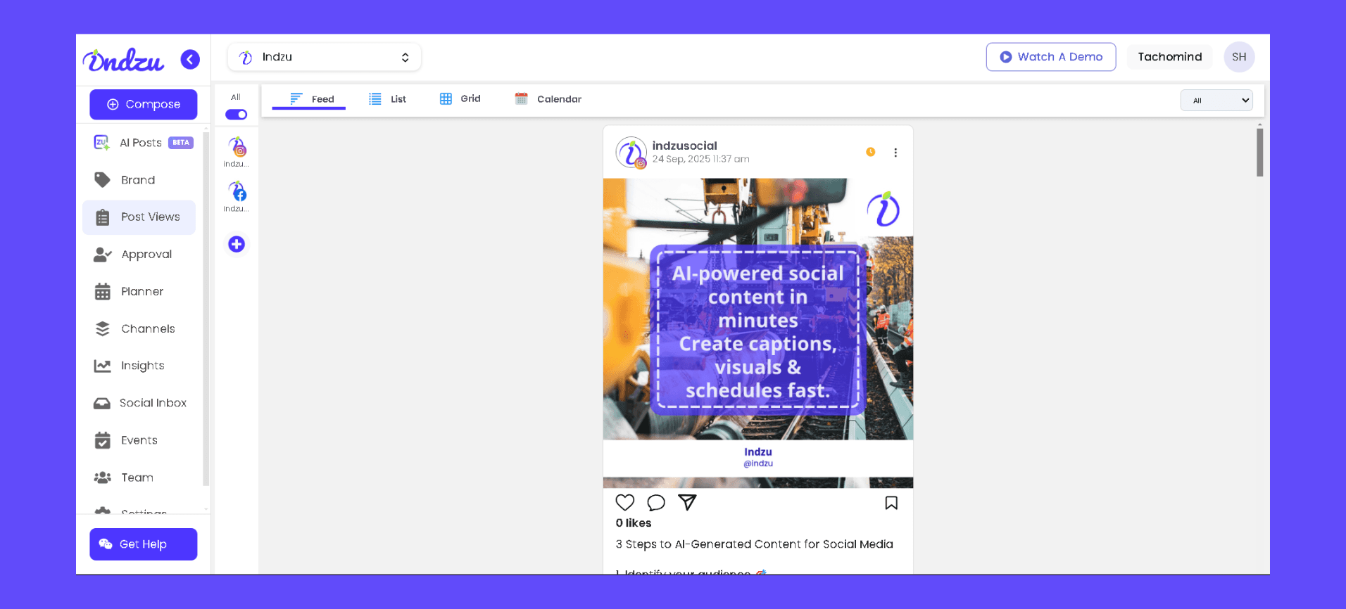 Indzu Social- Best AI Social Media Management image 4