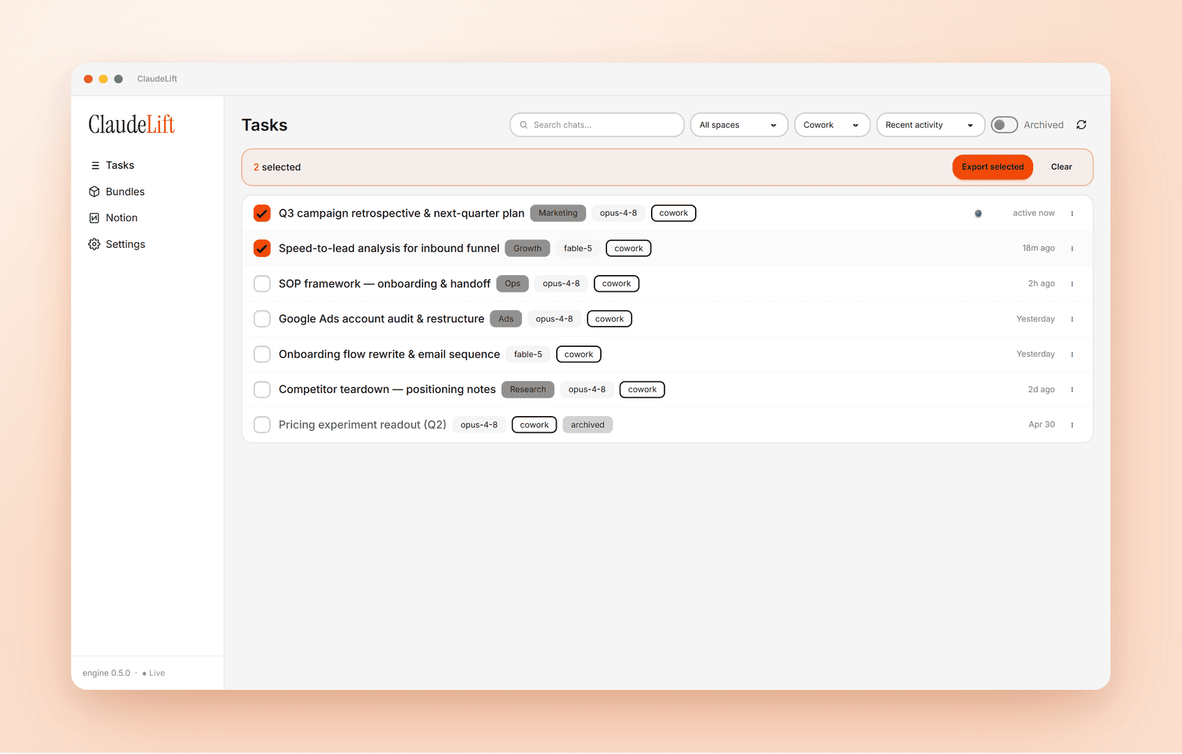 ClaudeLift - Git For Cowork image 4