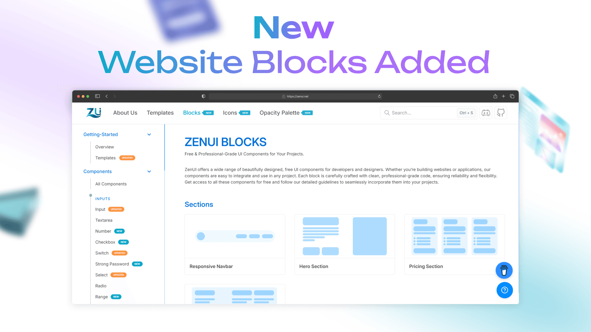 ZenUI Library - Open-source free UI kits image 3