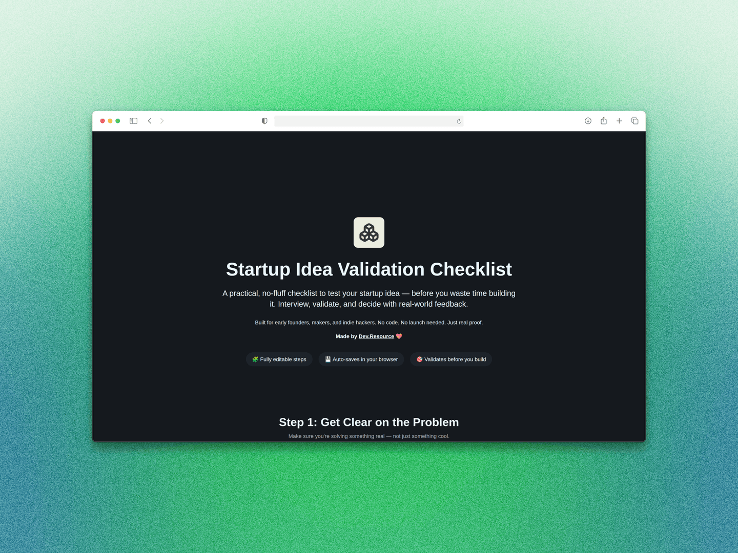 Startup Idea Validation Check. image 1