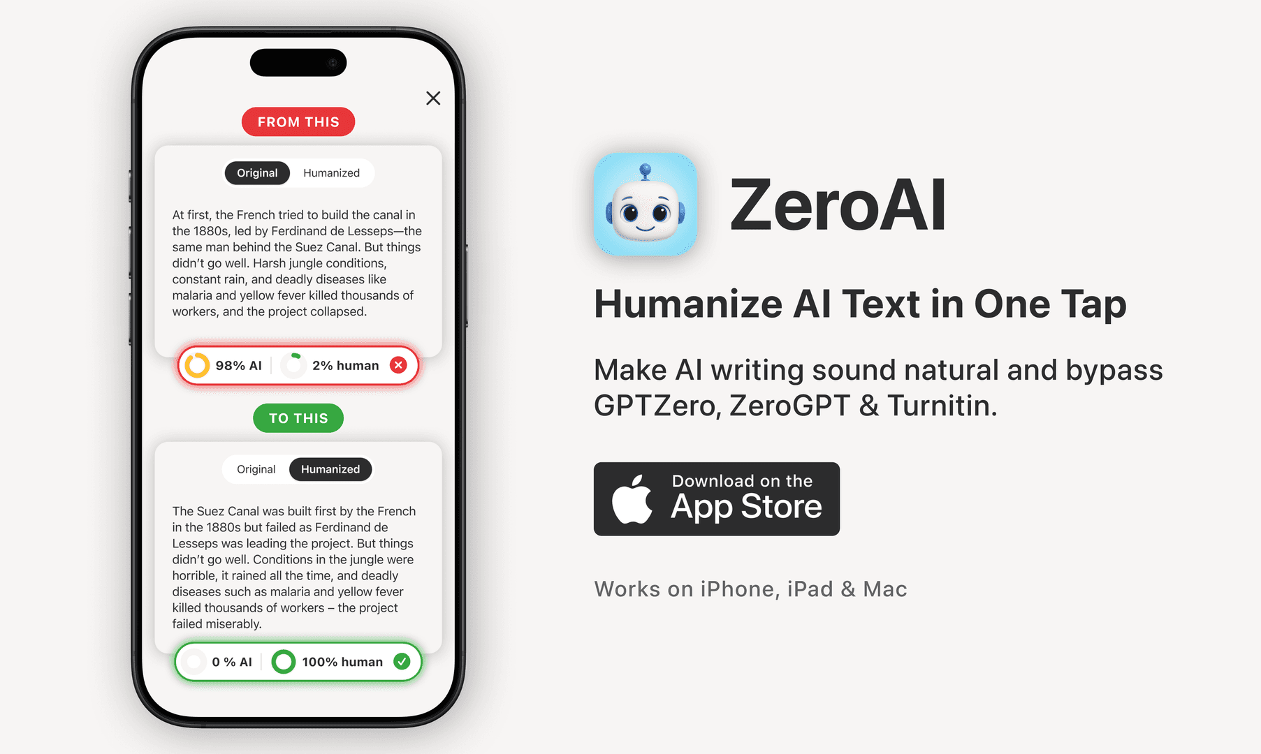 ‎Humanize AI | ZeroAI image 2