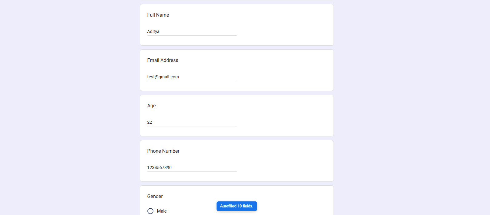 Google Forms Autofill image 3