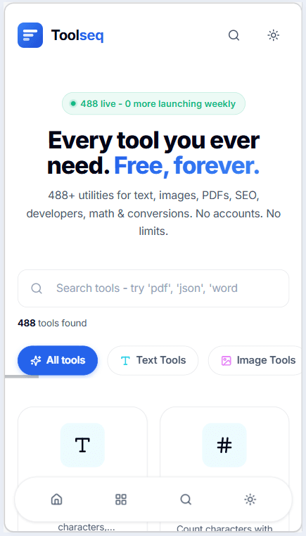 Toolseq - 100+ Free Online Tools | No Login. image 2