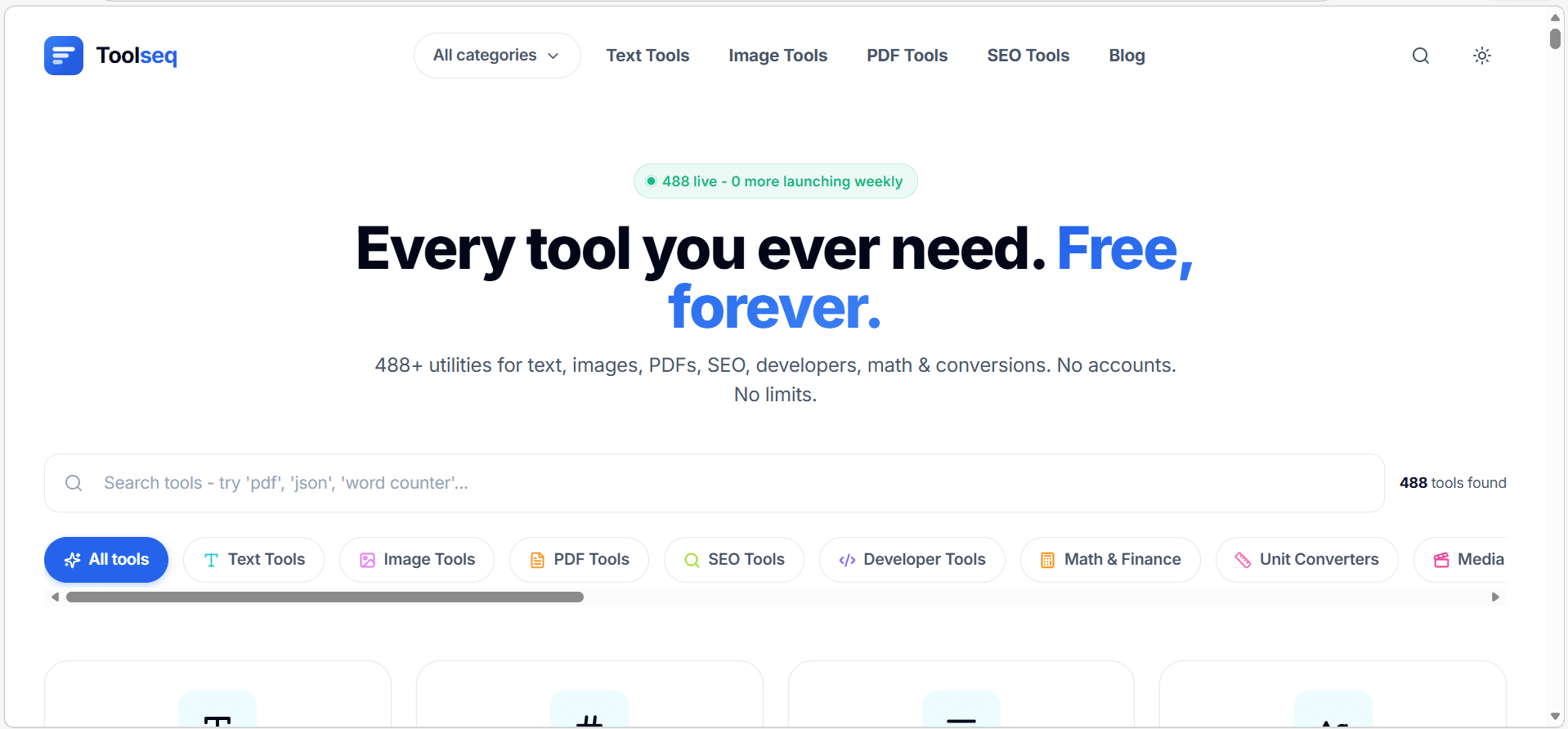 Toolseq - 100+ Free Online Tools | No Login. image 1