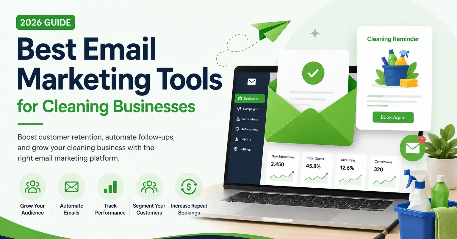 Best Email Marketing Tools for Cleaning Businesses in 2026