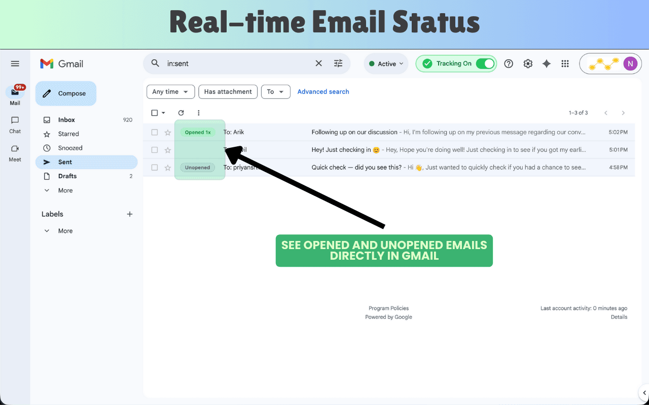 TrackMailBox screenshot 2