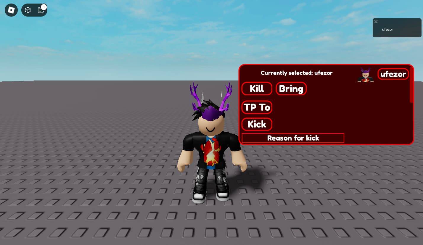 Mod Menu for Roblox Windows PC