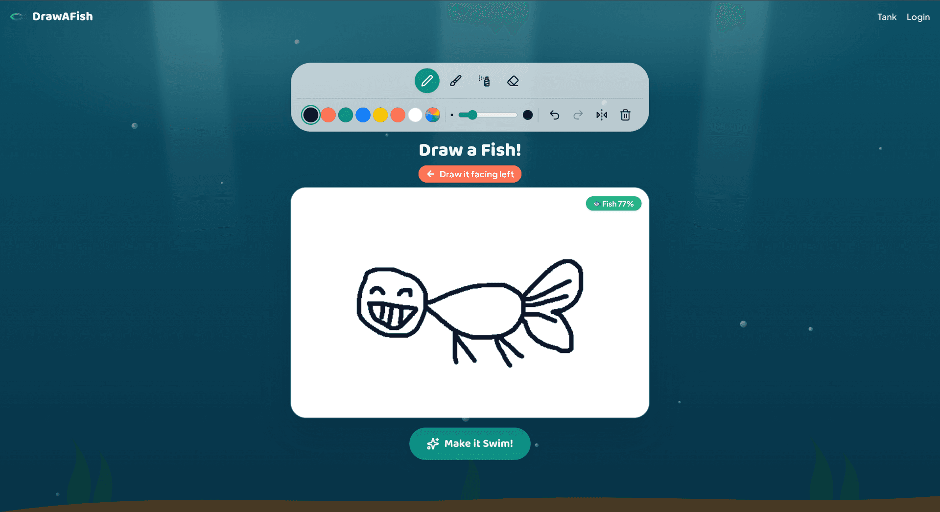 Draw a Fish image 1