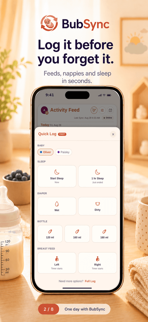 BubSync: Shared Baby Diary & Tracker image 1