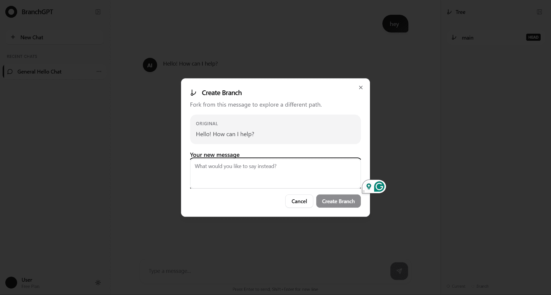 BranchGPT - Git-like Chat Interface image 3