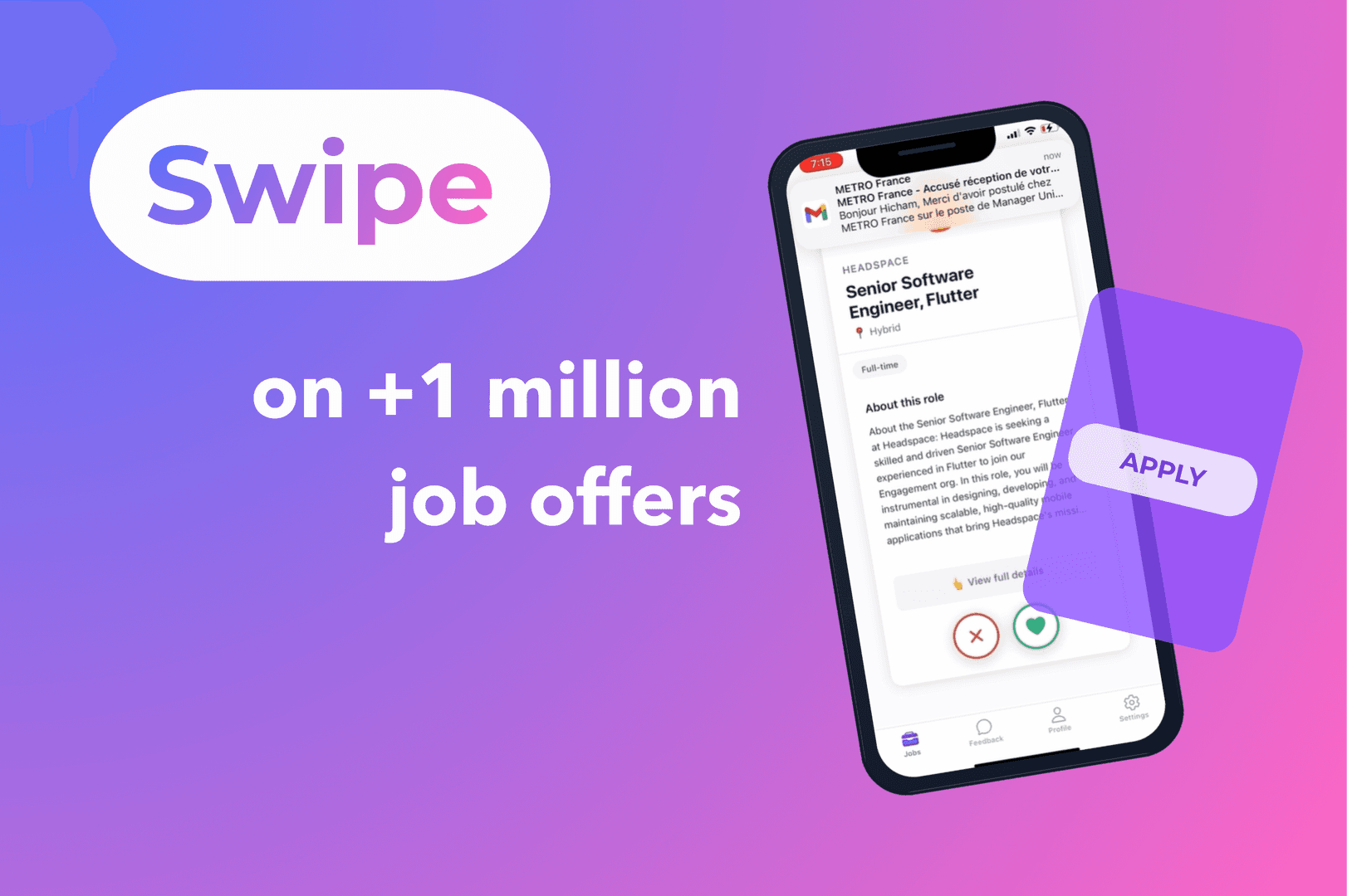 Jobloo - The Tinder for Jobs image 1