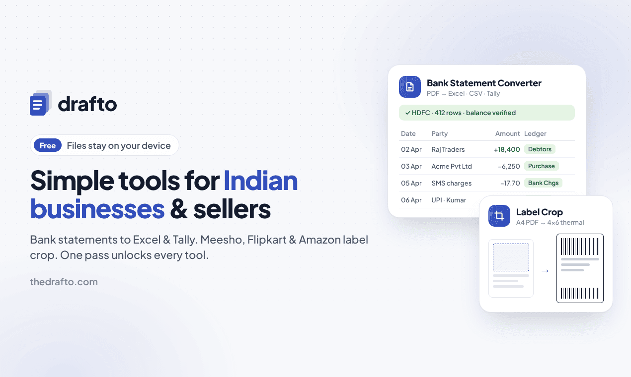 Drafto: Online Tools for Businesses image 1