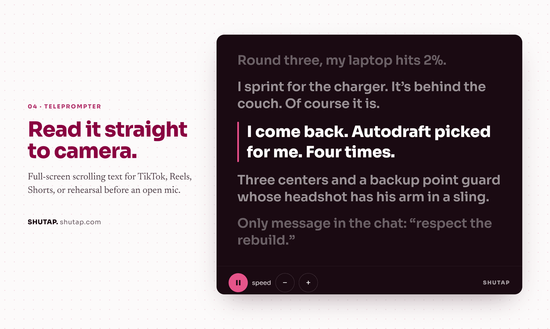 Shutap — AI Joke Generator for Creators image 3