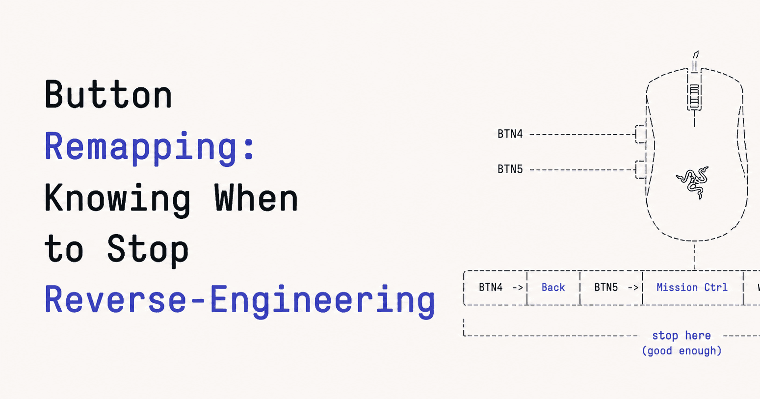 Button Remapping: Knowing When to Stop Reverse-Engineering