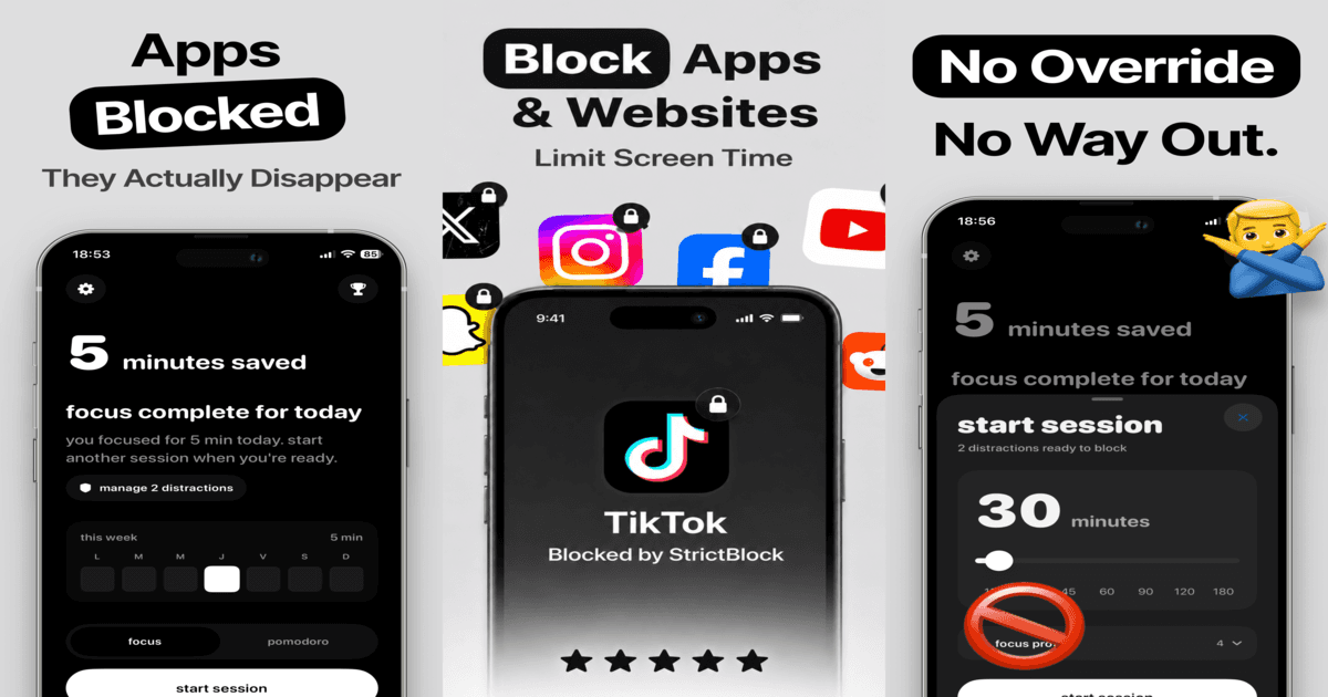 Strict App Blocker for iPhone: StrictBlock image 3